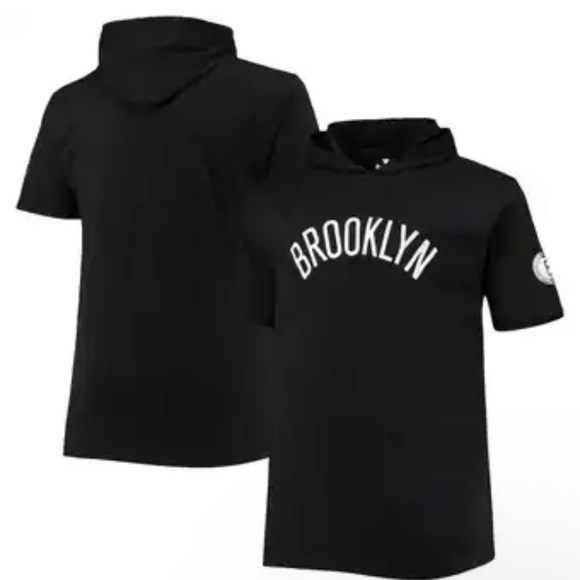 Fanatics Other - New~Black Brooklyn Nets 2-Hit Short Sleeve Pullover Hoodie from Nordstrom